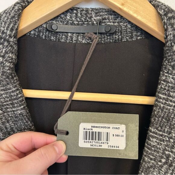 All Saints Remington Wool Coat Small - Picture 5 of 8